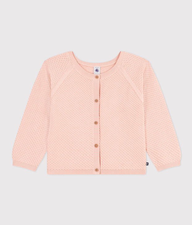Girls' Cotton Cardigan pink