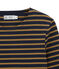 iconic men's breton top SMOKING blue/BRINDILLE brown