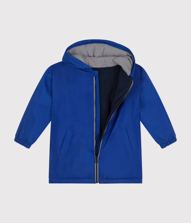 Boys' warm windbreaker blue