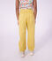 Children's cotton trousers yellow