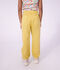 Children's cotton trousers yellow