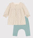 Babies' Tube Knit Dress with Leggings