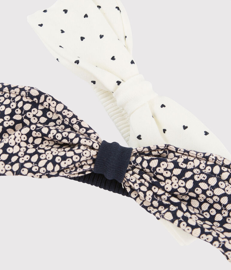 Pack of 2 baby girl's headbands multicolor