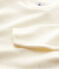 Children's Long-Sleeved Wool and Cotton T-Shirt ECRU grey