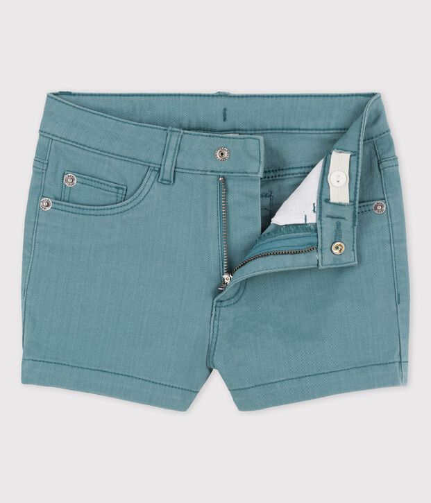 Girls' Denim Shorts green