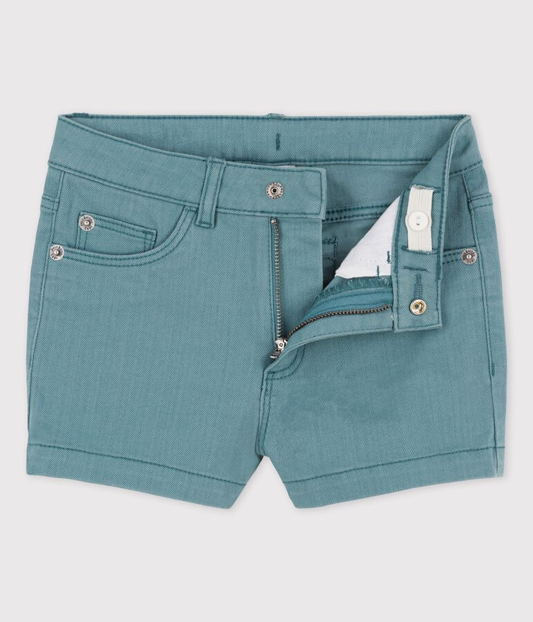 Girls' Denim Shorts green