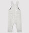 Baby boy's long dungarees BELUGA CHINE grey