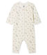 Baby Girls' Footless Ribbed Sleepsuit