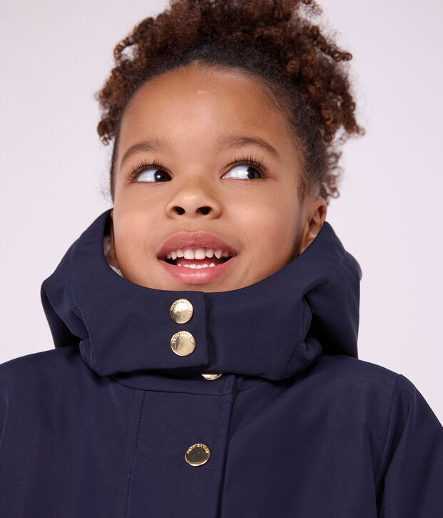 Children's plain mid-length parka SMOKING