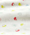 Babies' Colourful Puppies Organic Cotton Sleepsuit MARSHMALLOW white/MULTICO white