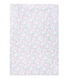 Baby girl's 120 x 60 fitted crib sheet