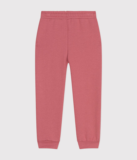 Girls' fleece jogging bottoms ROSEWOOD pink
