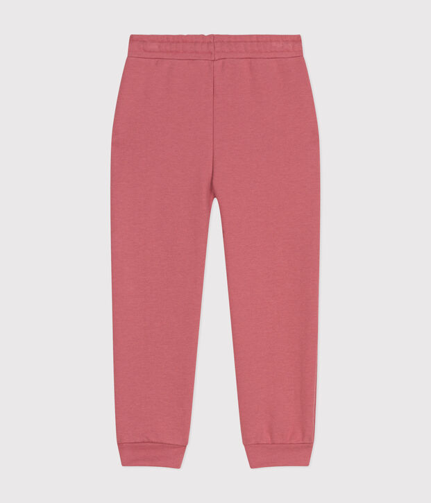 Girls' fleece jogging bottoms pink