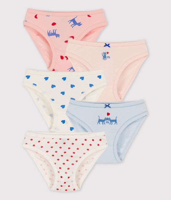 Girls' Cotton Briefs - 5-Pack variante 1