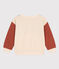 Boys' Colourblock Fleece Sweatshirt AVALANCHE white/MULTICO