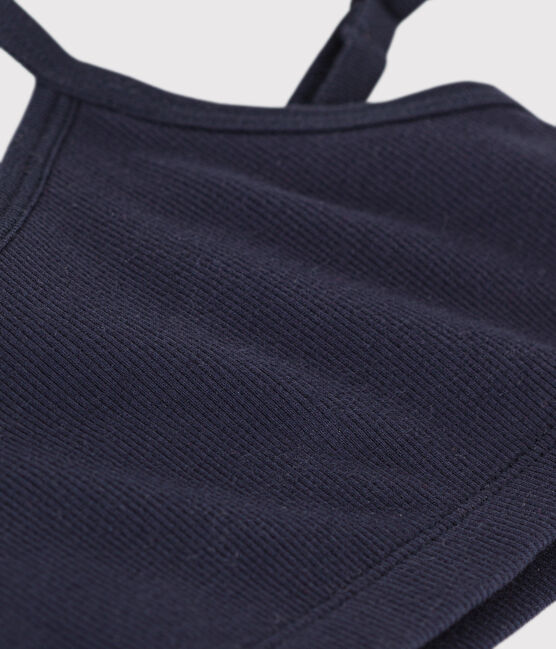 Women's Cotton and Elastane Bralette SMOKING blue
