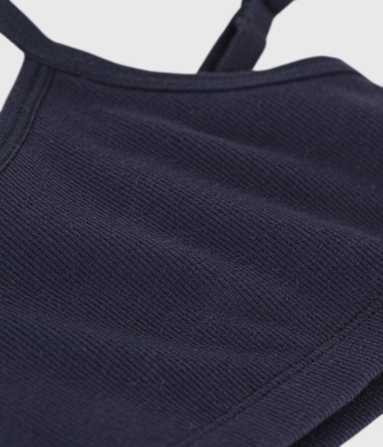 Women's Cotton and Elastane Bralette blue