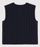 Women's Snuggly Sleeveless Cardigan SMOKING blue