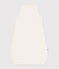Babies' 1 TOG printed cotton sleeping bag MARSHMALLOW white/MULTICO white