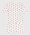 Women's Floral Cotton Short Pyjamas MARSHMALLOW white/MULTICO white