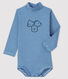 Baby's long-sleeved roll-neck bodysuit
