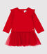 Babies' Fleece/Tulle Dress