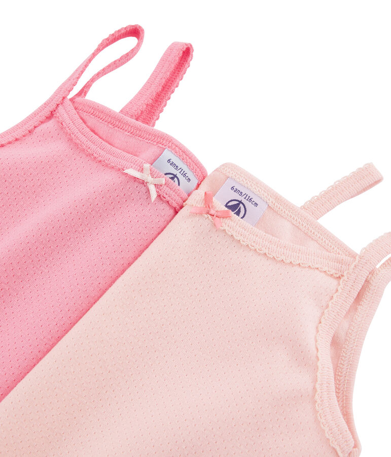 Girls' pastel strap vests - 2-Piece Set multicolor