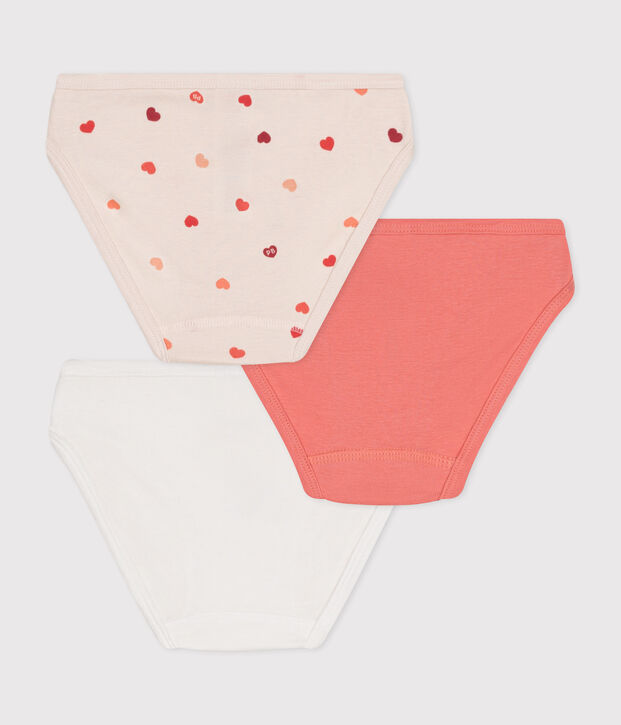 Girls' cotton briefs - 3-Pack multicolor