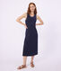 Women's long cotton vest dress
