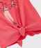 Girls' Short-Sleeved Cotton T-Shirt GROSEILLER