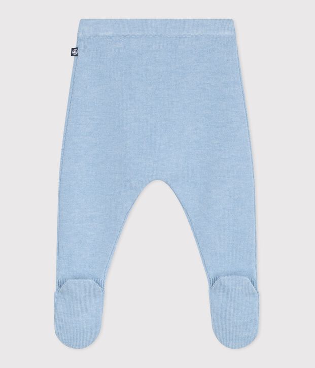 Babies' trousers in a wool and cotton knit FLO