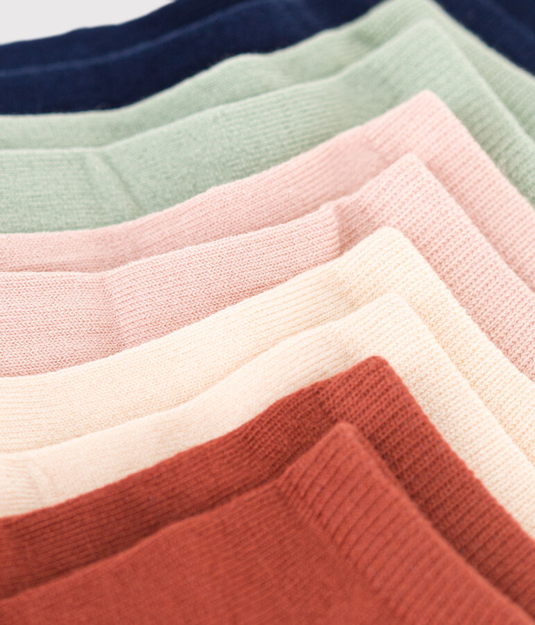 Children's Plain Cotton Socks - 5-Pack variante 1