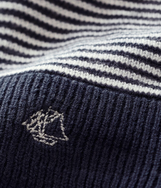 Unisex Baby Balaclava blue/white