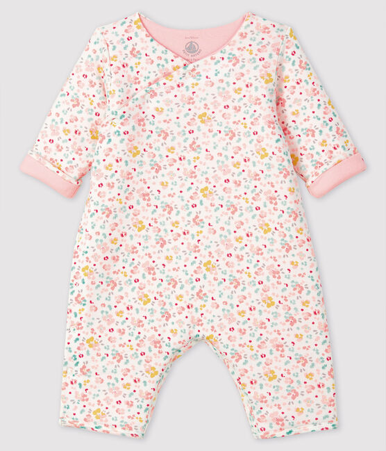Baby's Long Ribbed Jumpsuit MARSHMALLOW white/MULTICO white
