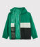 Boys' Recycled Polyester Windbreaker SMOKING blue/GAZON