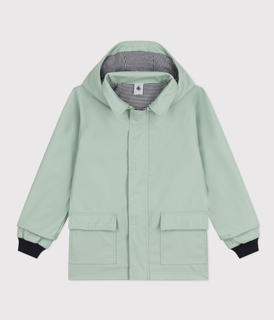 Children's unisex iconic recycled raincoat HERBIER green