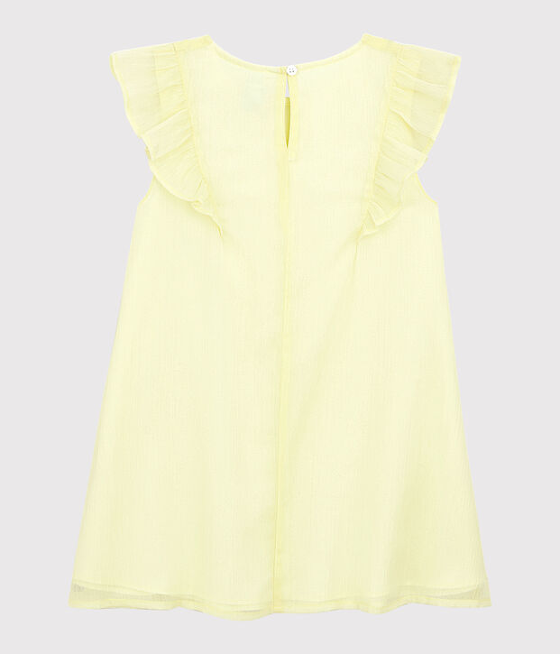 Girls' Cr&ecirc;pe Formal Dress yellow