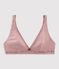 Women's Triangle Bra CARMIN red/MARSHMALLOW white