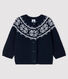 Baby's cardigan in 100% wool