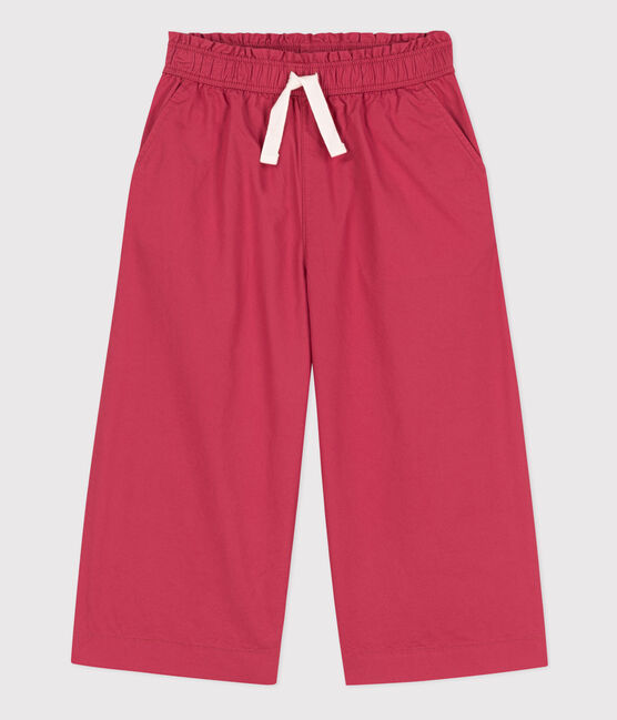Girls' Cotton Serge Trousers PAPI pink