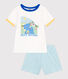 Children's short cotton pyjamas.