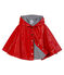 Baby Girls' Glossy Rain Cape TERKUIT red