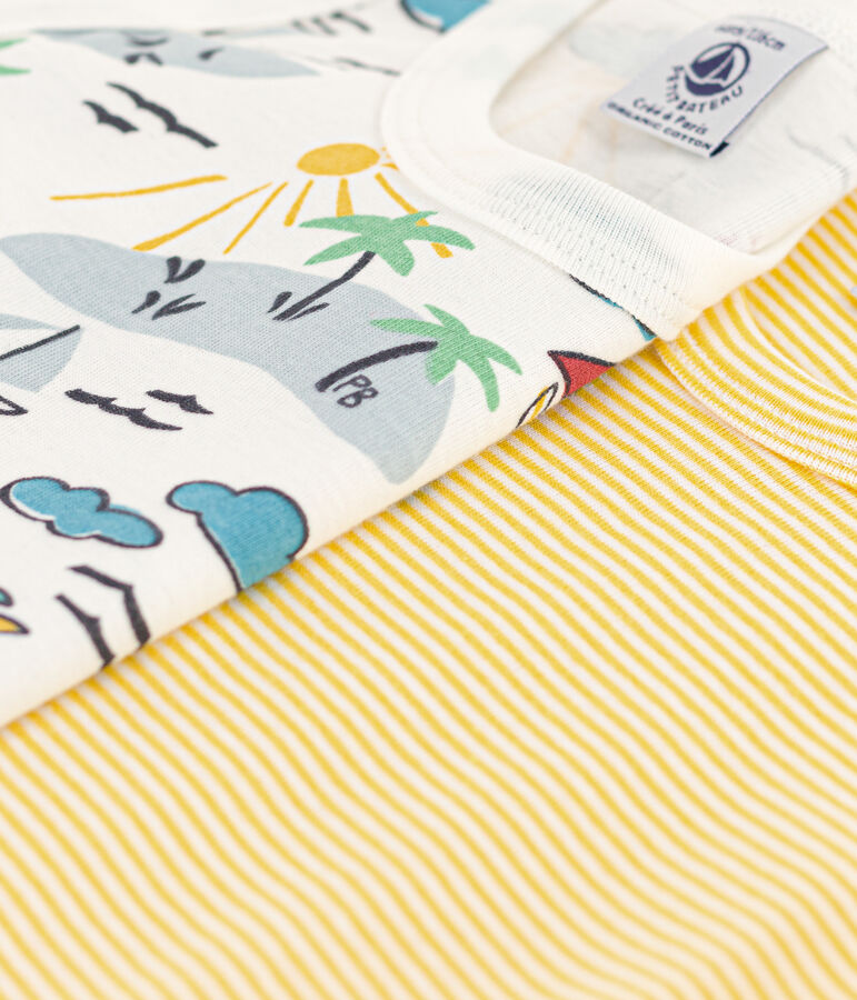 Boys' Explorer Patterned Cotton Vests - 2-Pack variante 1