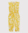 Girls' Printed Poplin Jumpsuit ORGE yellow/MARSHMALLOW white