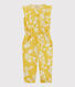 Girls' Printed Poplin Jumpsuit
