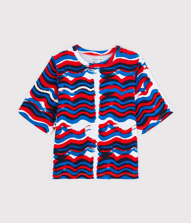 Hy&egrave;res edition women's T-shirt white/multicolor