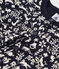 Girls' printed quilted tube knit cardigan SMOKING blue/AVALANCHE
