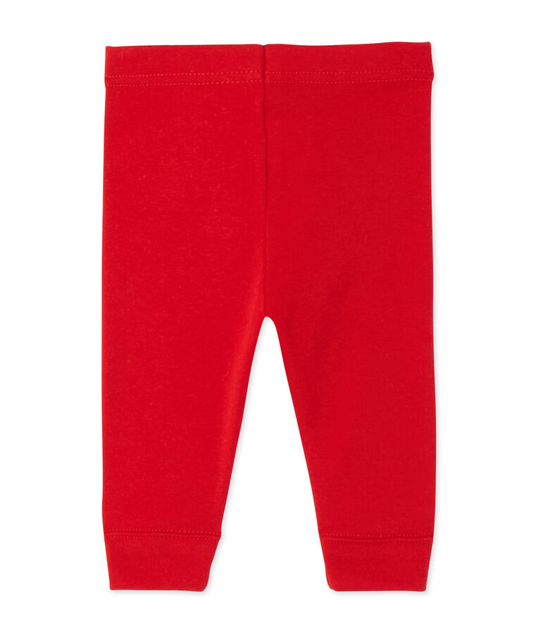Baby girls' leggings red
