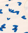 Girls' Heart Cotton Nightdress AVALANCHE white/MULTICO