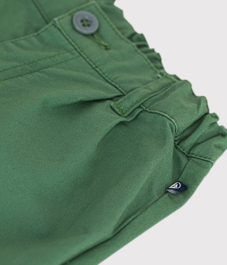 Babies' serge trousers green